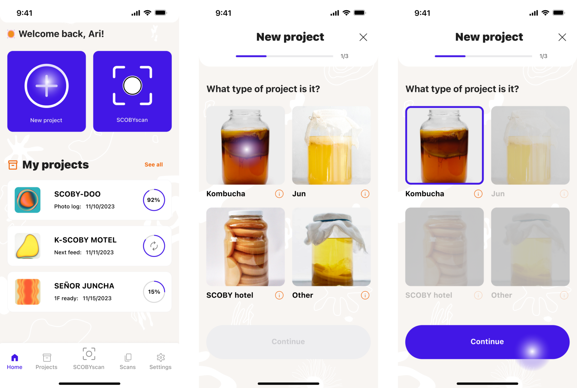 Create a new project flow – HiFi V1 – (1:4) (4x)
