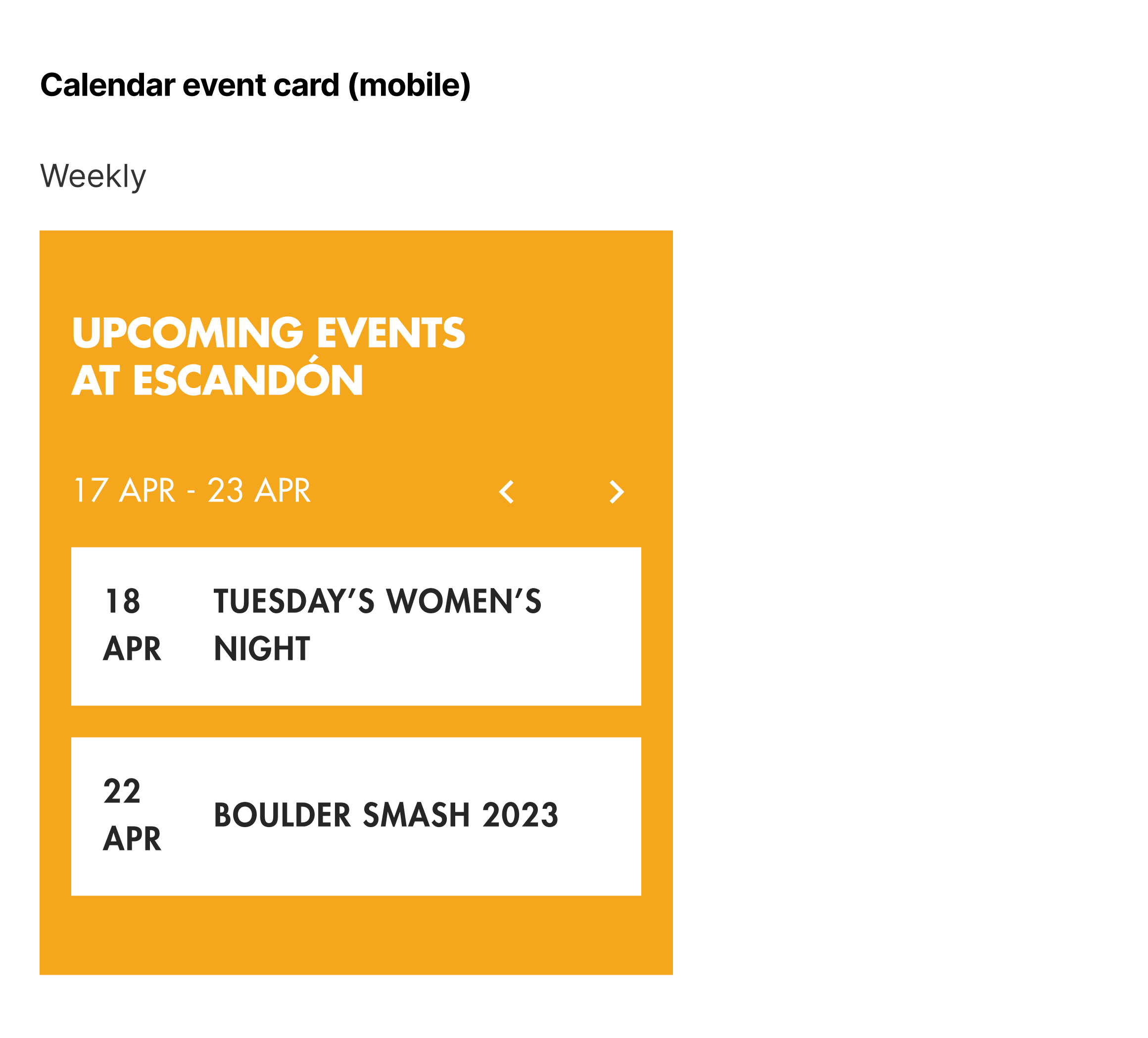 calendar event card (4x)